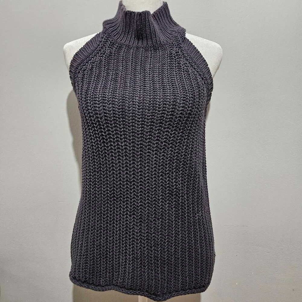 Ann Taylor Gray Knit Tank Top Size SP